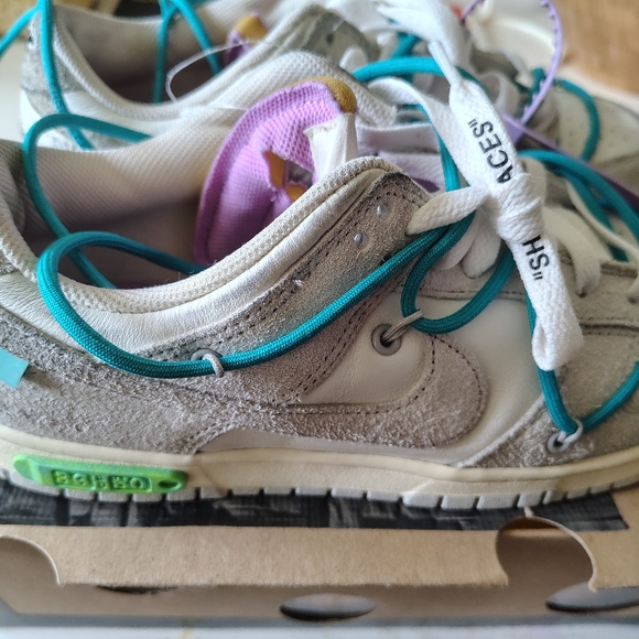 Nike Dunk Low Off-White Lot 36 - Picture 8 of 9